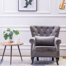 Upholstered Velvet Nailhead