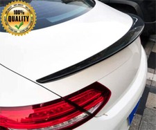 FOR MERCEDES C CLASS COUPE C205 A205 STYLE REAR BOOT SPOILER GLOSS BLACK UK