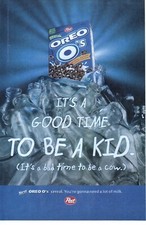 1998 NEW OREO O's Cereal Food