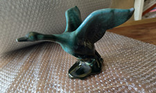 Blue Mountain Pottery Teal Drip Glaze Canadian Goose