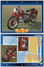 Moto Guzzi Falcone - 1962 - Classic Motorbikes - Atlas Motorbike Fact File Card