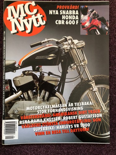 Motor cycle racing magazine