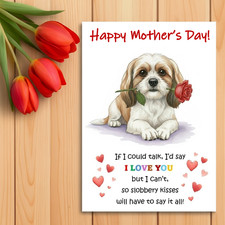Shih Tzu Mother’s Day Card