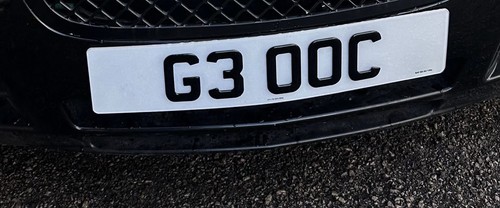00c private number plate - number,