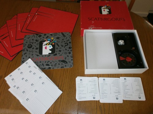 Scattergories board game - scattergories,