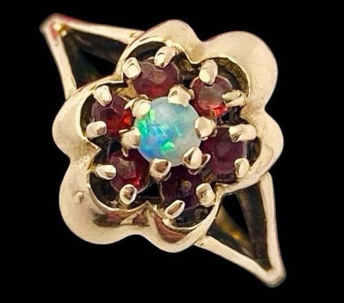 Vintage 9ct gold - 9ct, opal