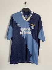 Original Authentic Lazio 1994/1995/1996 3rd Third Football Shirt - XL