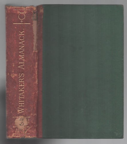 Whitaker almanack for - almanack, 1892