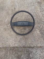 VW T25/T3 CAMPER '80 - '83. STEERING WHEEL - PADDED TYPE. (ORIGINAL VW PART)