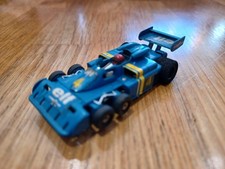 Aurora AFX Tyrrell Elf Six-Wheeler  Slot Car On A G Plus Chassis