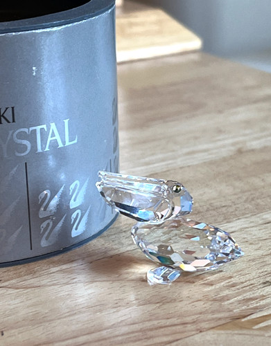Swarovski crystal pelican - crystal,