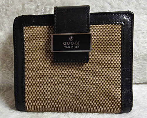 Vintage gucci canvas - canvas, leather