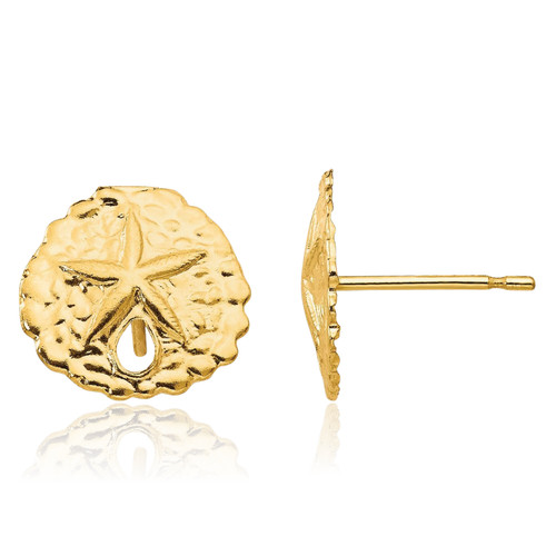 14k solid yellow gold large - 14k,