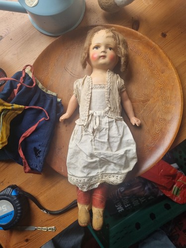 Antique doll handmade - antique,