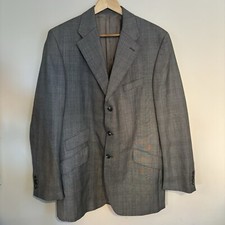 Magee Men’s Cambridge Blazer Jacket 100% Wool Grey Size 44L 