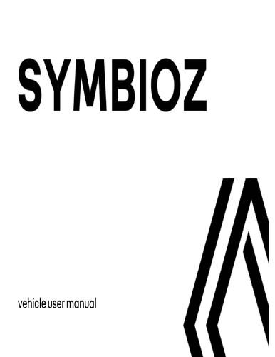 Renault symbioz owners - symbioz, manual