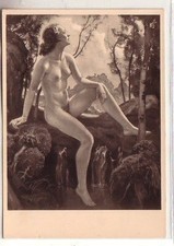 60844 erotic artist postcard