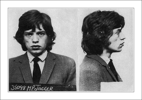 Mick jagger mugshot art - mick, -art