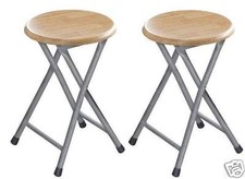 Beech Wood Top Folding Stool