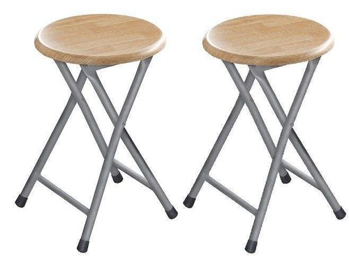Beech wood top folding - wood, stool