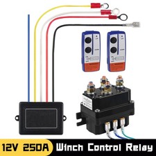 12V 500A Winch Control Solenoid Relay Contactor with Wireless Remote Control