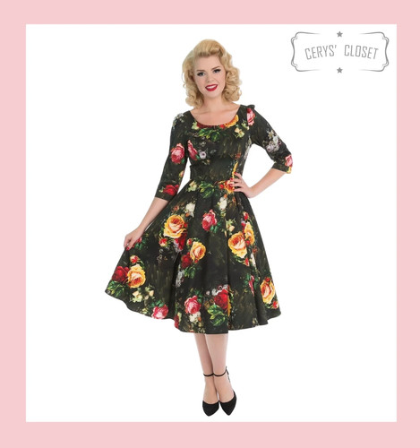 Hearts roses 50s - 50s, vintage