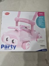 Montessori Baby Push Walker Toy - Sit-to-Stand Learning Walker with Steering