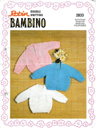Robin knitting pattern 2833 - pattern, #2833