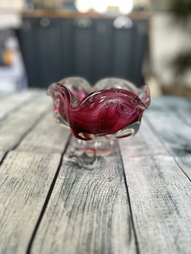 Vintage czech chribska glass - vintage,