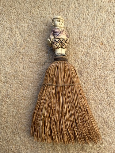 Antique table broom canvas - antique,