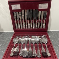 Viners Stainless Steel Cutlery Set 90 Piece Set In Box Never Used