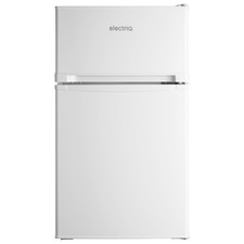 electriQ 80L Under-Counter Fridge Freezer – White