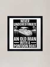 Funny Pontoon Boat Art For