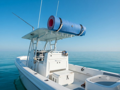 Boat top rod - rod, holder