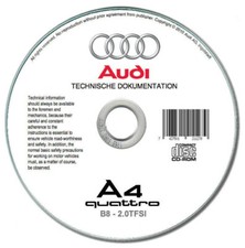 Audi A4 Quattro (2012-2015) Workshop Manual on CD