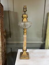 Antique Table Lamp Converted Oil Lamp Victorian Mid 1800’s Authentic Item