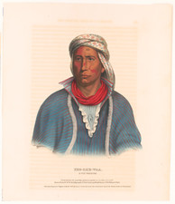 Kee-She-Waa - 1843 Lithograph