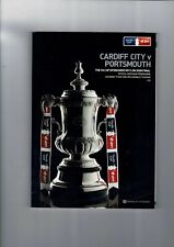 2008 Cardiff City v Portsmouth FA Cup Final Football Programme + Press Cuttings