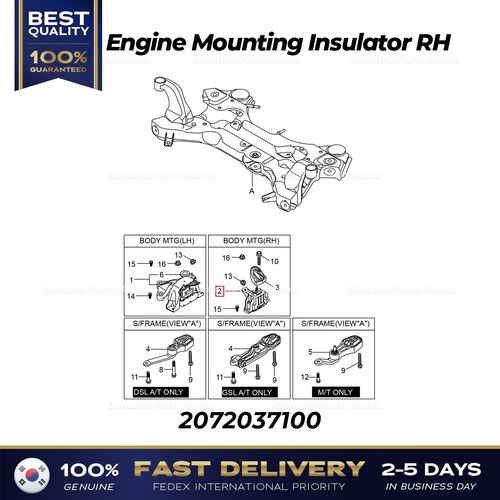 Genuine engine mounting - ⭐genuine⭐,