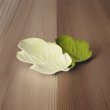 Carlton ware two leaf - carlton, green