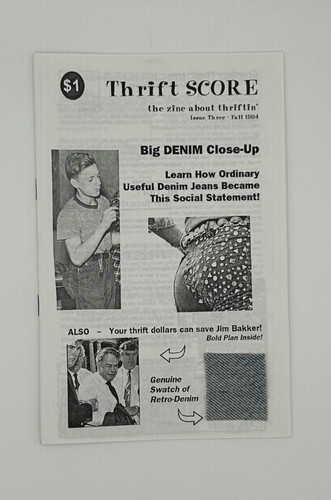 Thrift score fanzine - thrift, the