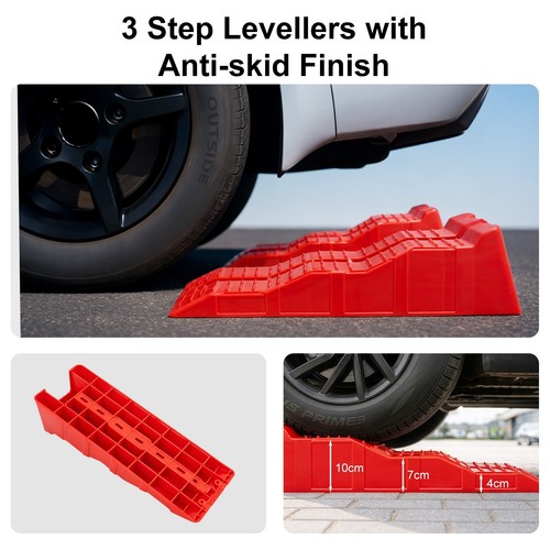 Pack caravan levelling ramp - levelling,