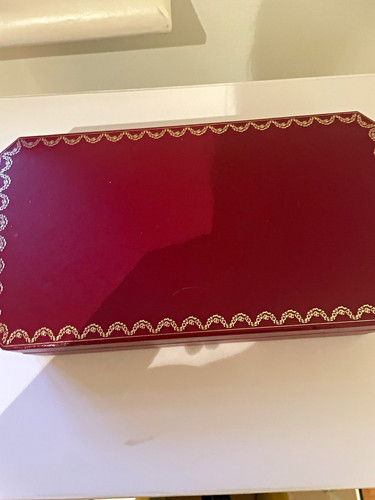 Cartier red leather - red,
