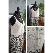 Cream LADIES TOP Sleeveless