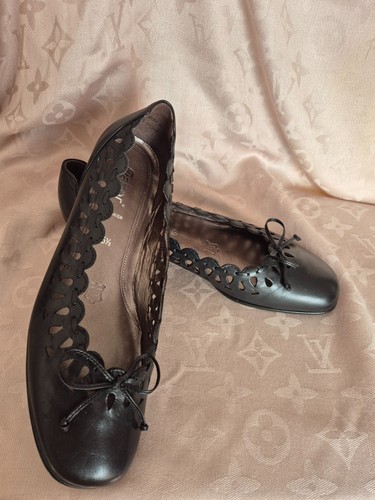 Gabor black leather - leather, ballet
