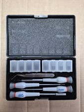DESKNOTE Pro's Kit Screwdrivers with 1pk-104t tweezers Kit - Hard Case