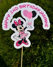 Personalise Name & Age Minnie