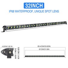 32 INCH Slim LED Light Bar 4x4