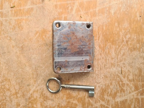 Vintage metal lock key - vintage,