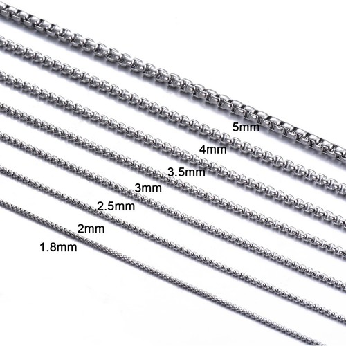 Stainless steel box chain - stainless,